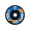 Pferd 7" x 7/8" A.H. POLIFAN Flap Disc - Z PSF STEELOX, Zirconia, 80 Grit, Conical 62064 - alternate 2
